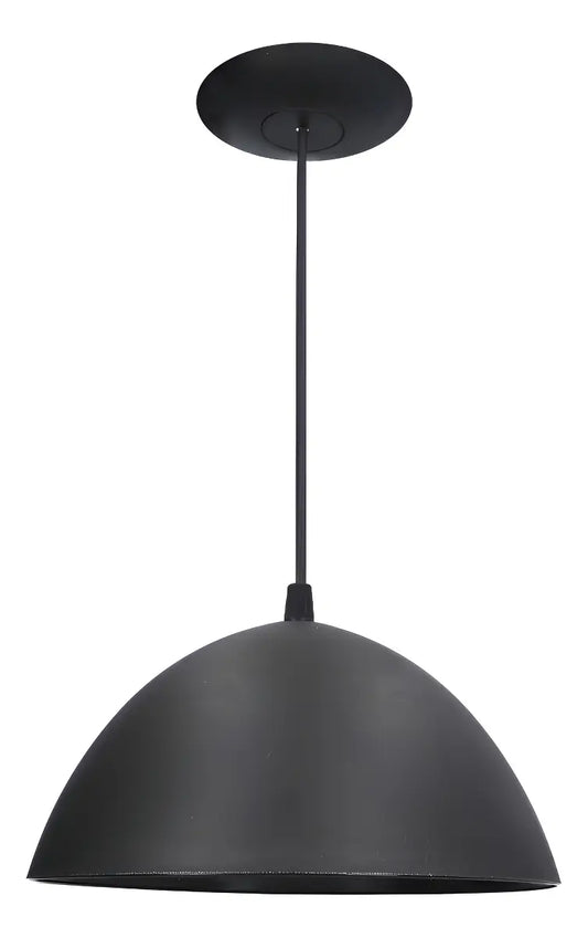 Lámpara Colgante Navenz — Cúpula Negra Mate 26 cm