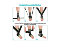 Tobillera de Compresión Navenz — Soporte Deportivo con Straps Ajustables