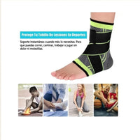 Tobillera de Compresión Navenz — Soporte Deportivo con Straps Ajustables